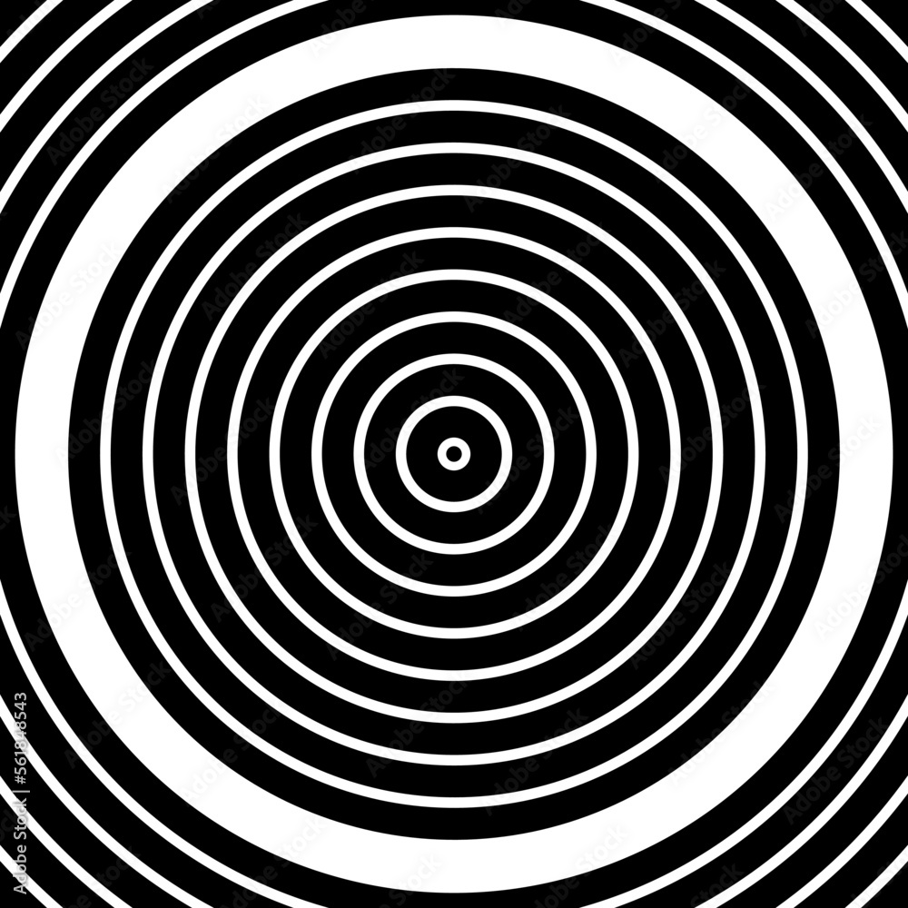 Circle Lines Pattern. Abstract Geometric Black and White Background. Circle Lines Pattern. Abstract Geometric Black and White Background.