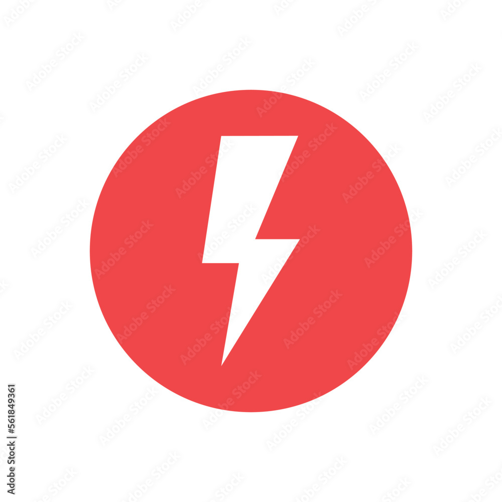 Lightning Icon, Thunder vector illustration Lightning Icon, Thunder vector illustration