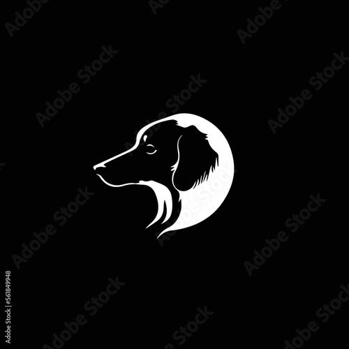 Minimalist Canine Head Vector