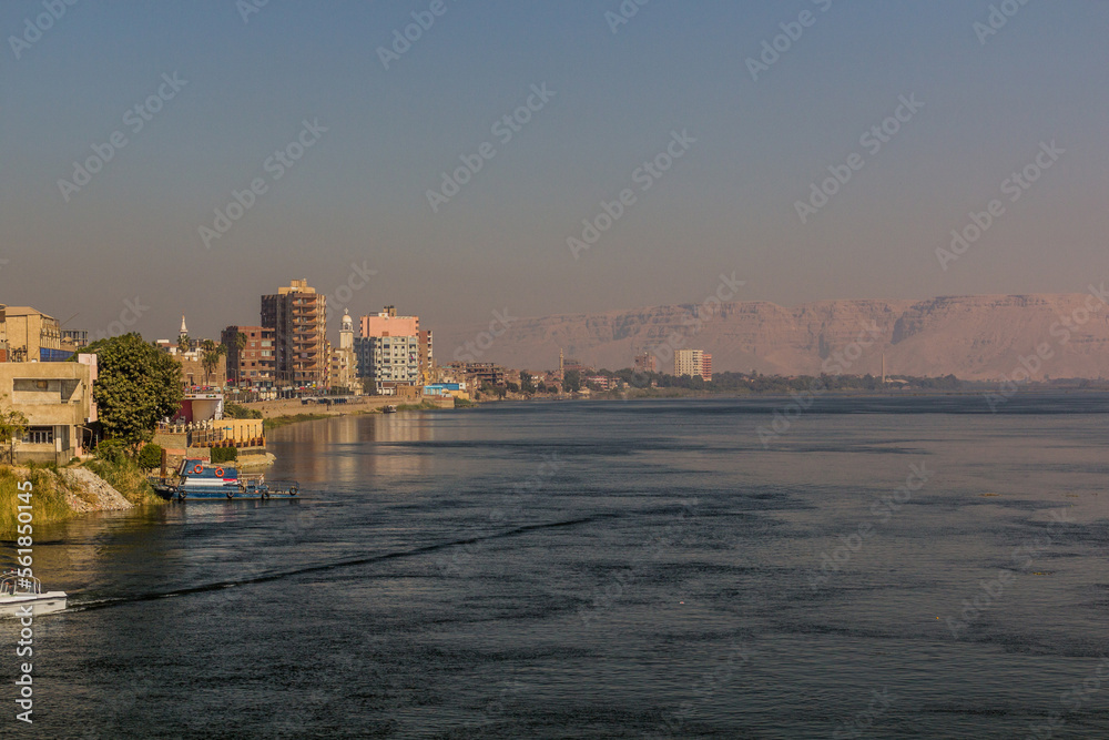 Nile riverside city in Egypt
