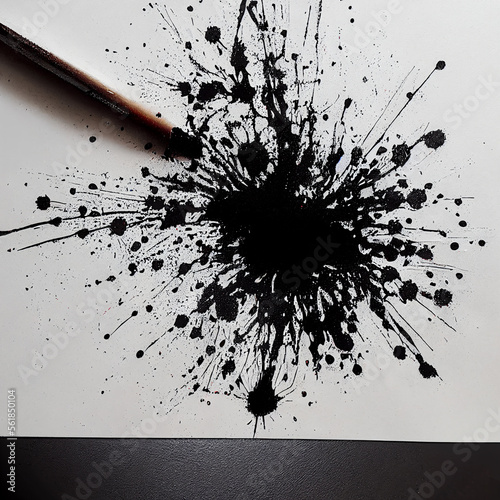splat background ink