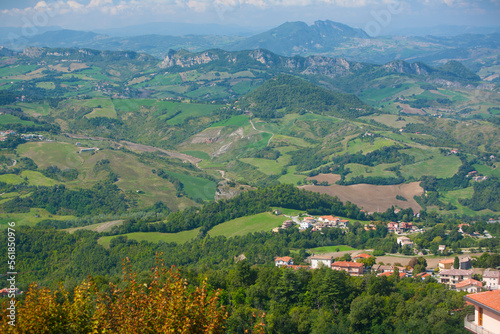 San Marino is a separate country in the middle of Italy.