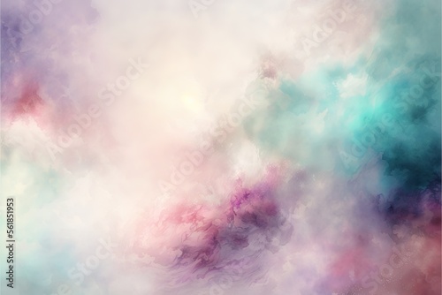  a painting of a sky with clouds and a sky background with a white and blue sky and clouds and a blue sky and a white and pink cloud with a light blue sky and white background. generative ai #561851953