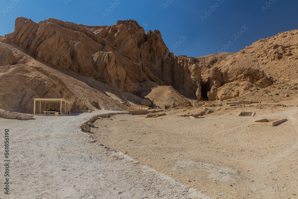Valley of the Queens at the Theban Necropolis, Egypt