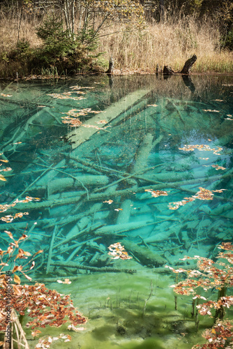 the famous Meerauge in Bodental in carinthia, austria, close to the Slovenian border
