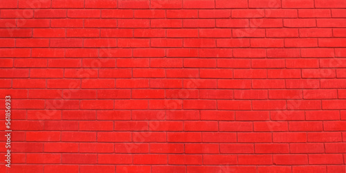 Red brick wall for background. Minimal idea concept. Background old brick wall texture. Vintage