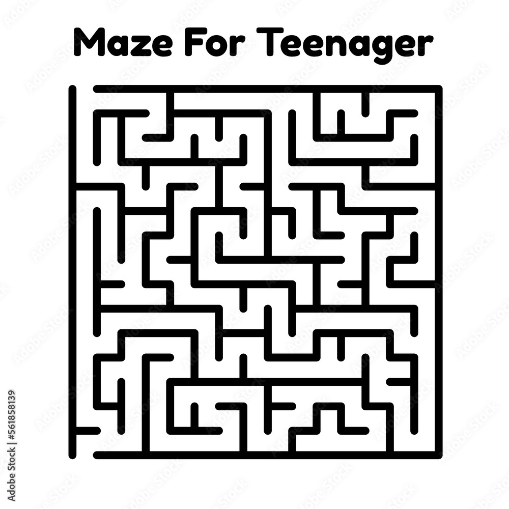 Maze For Teenager