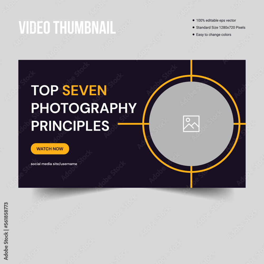 Photography Suitable for social media posts and web ads promotion. Vector illustration banner template Photography Suitable for social media posts and web ads promotion. Vector illustration banner template