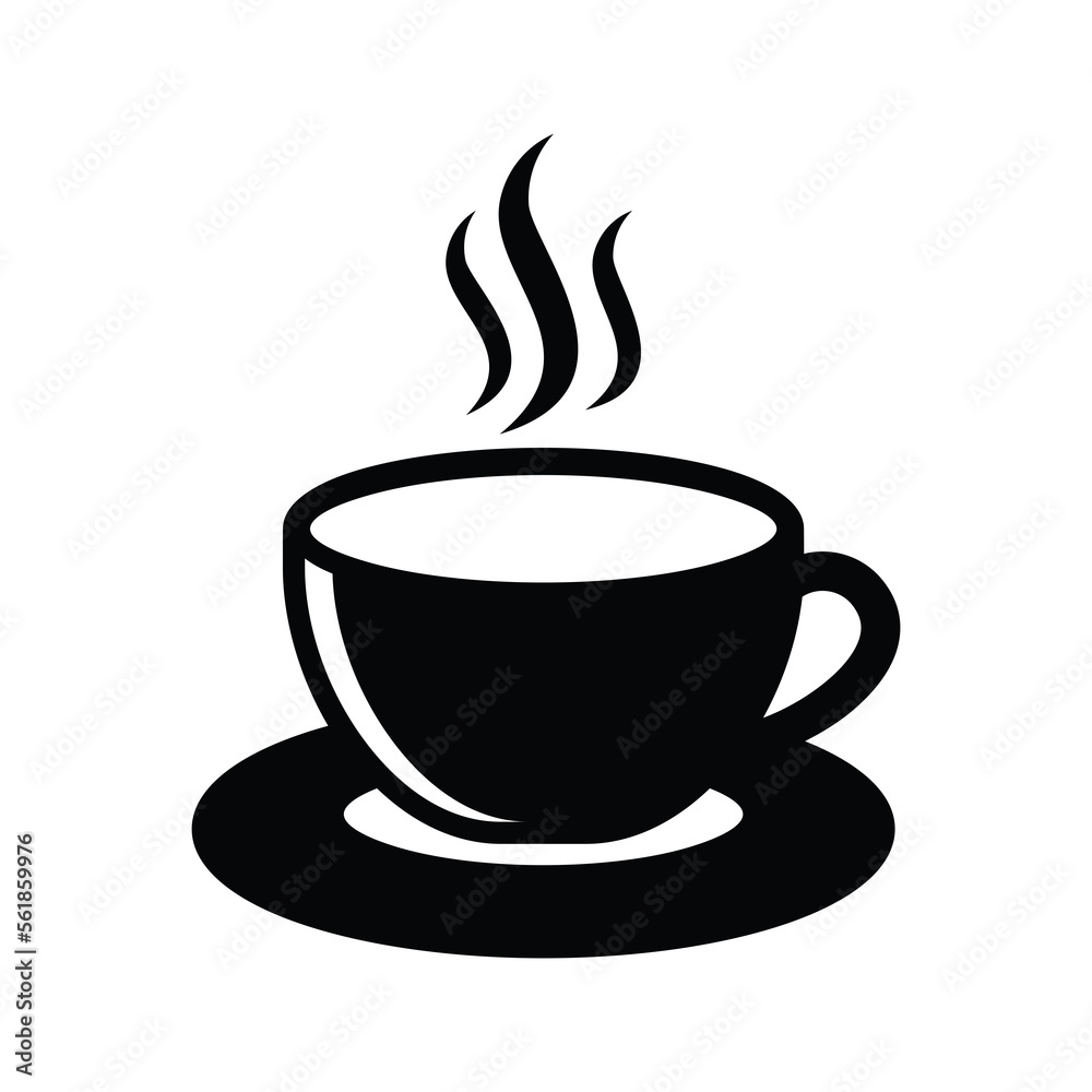 Coffee cup icon. Coffee cup symbol. Coffee cup Transparent