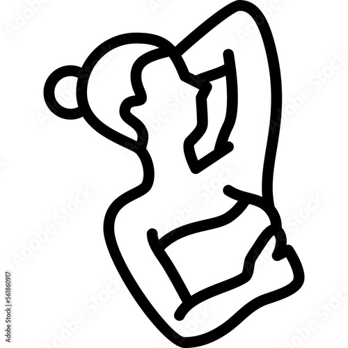 armpit outline icon