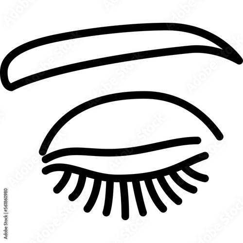 eyelash extension  icon