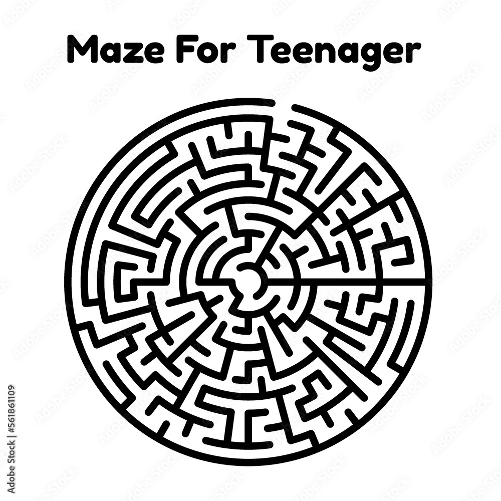 Maze For Teenager