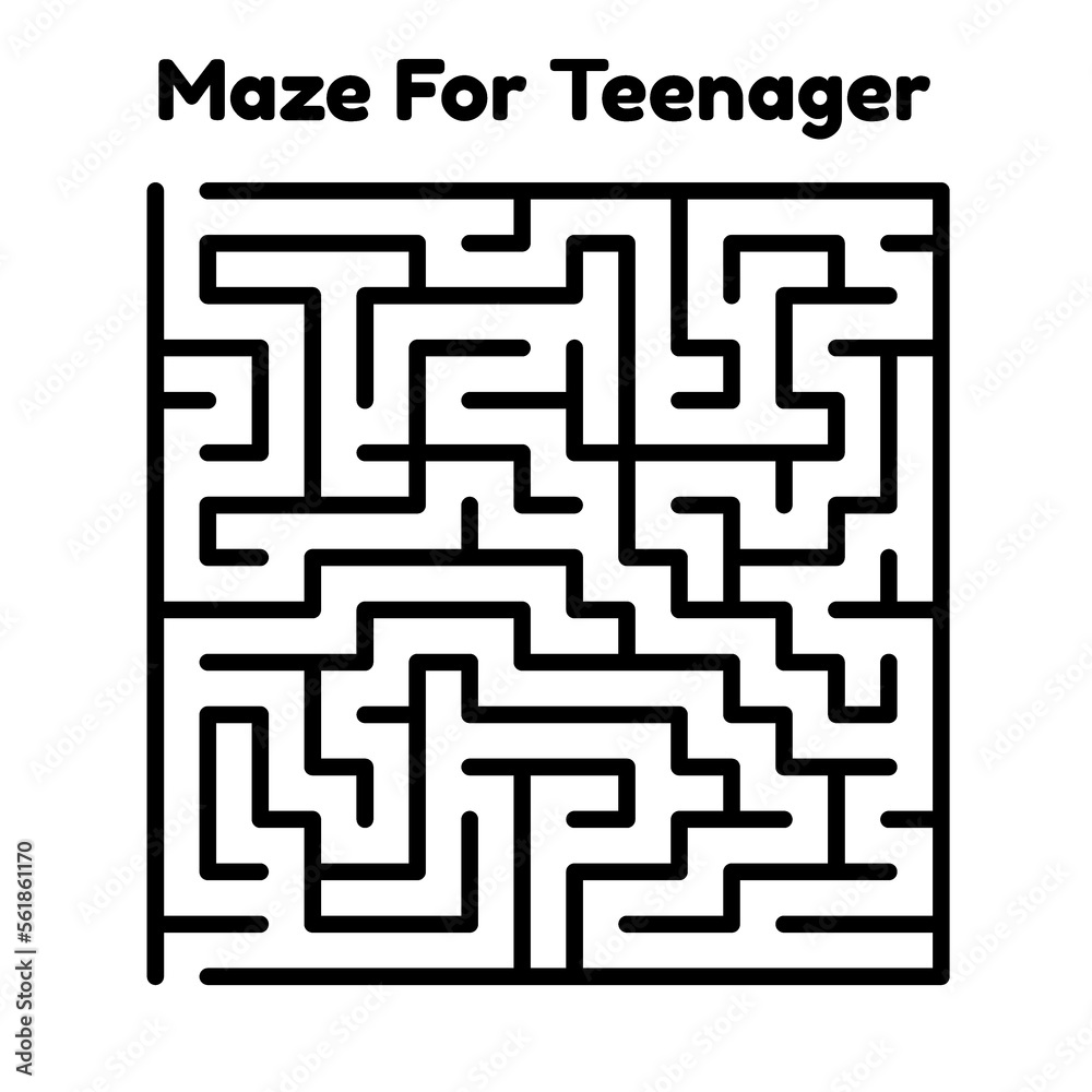 Maze For Teenager