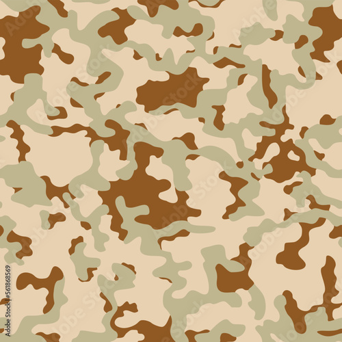 sand camouflage pattern, military uniform, background repeat, vector classic print