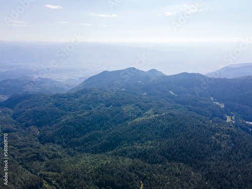 Aerial view of Popovi Livadi Area, Pirin Mountain, Bulgaria © Stoyan Haytov