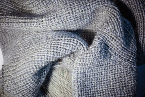 Top view of wool product