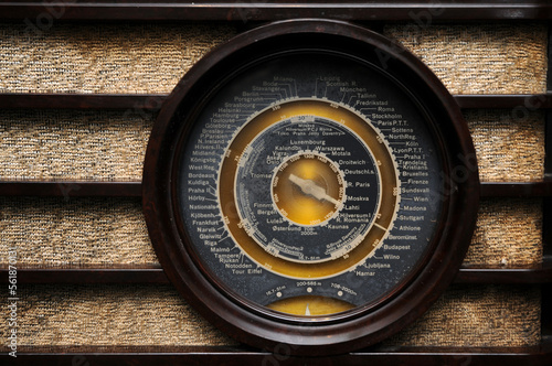 old radio receiver in a museum in Norway