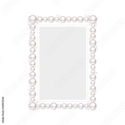 Pearl Rectangle frame border