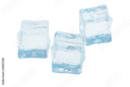 ice cubes isolated