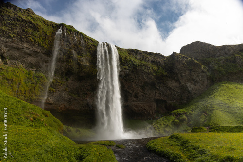 Fototapeta Naklejka Na Ścianę i Meble -  Seljalandsfoss waterfalls in Iceland.
