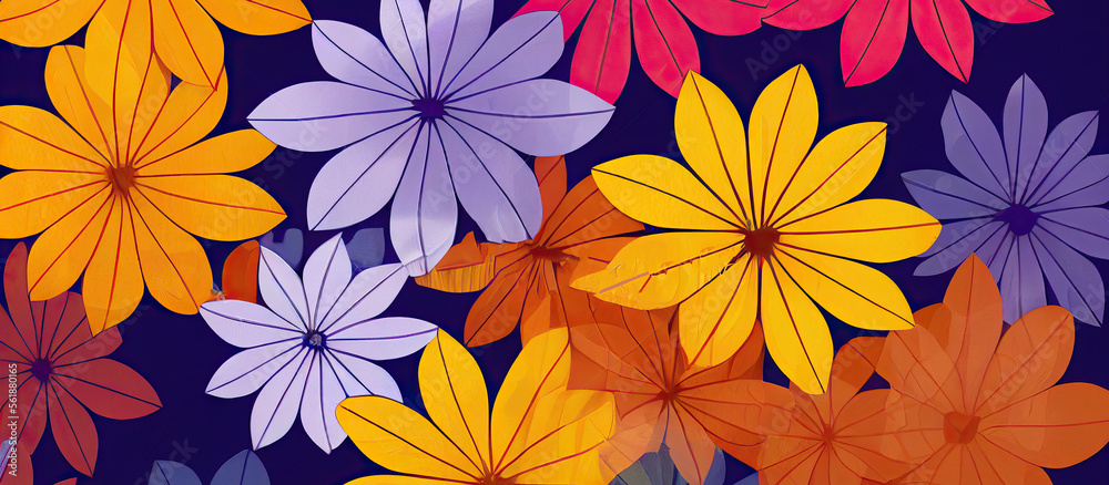 Textile and wallpaper patterns. A printable digital illustration work. Floral Print designs. Generative AI Textile and wallpaper patterns. A printable digital illustration work. Floral Print designs. Generative AI