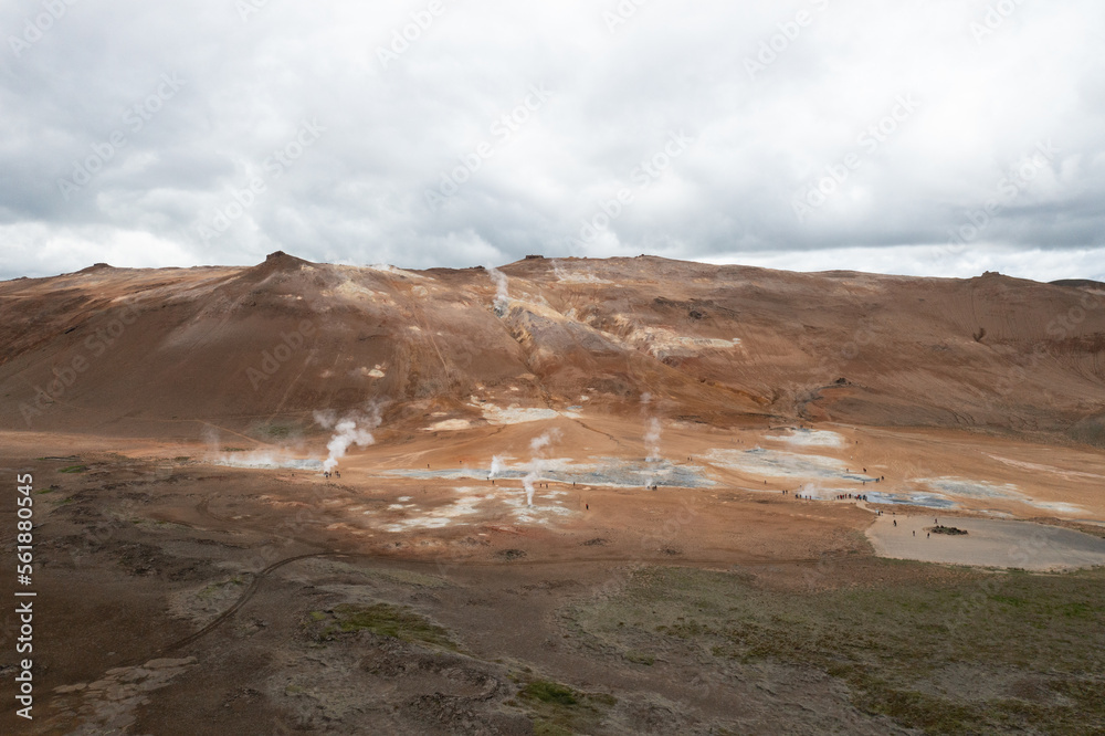 Landmannalaugar Geothermal Field in Iceland.
