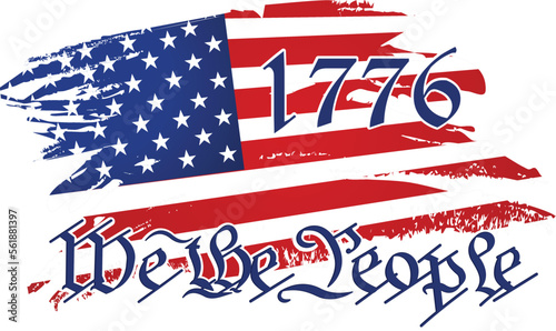We The People American Flag 1776