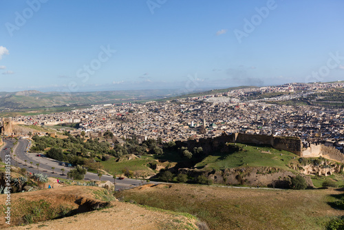 View of the city of Fez, Morocco