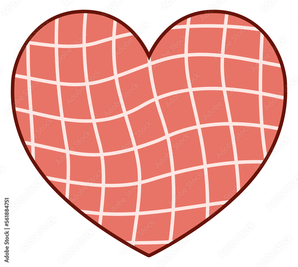 Distorted Valentine's Day heart Distorted Valentine's Day heart
