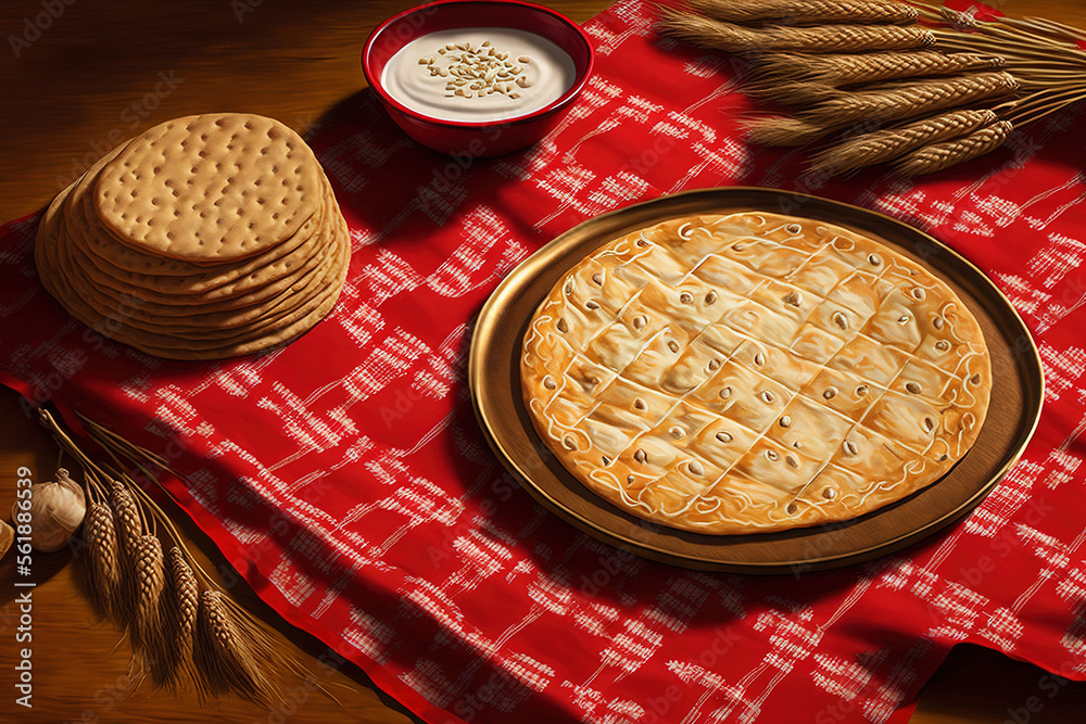 Wheat Field, Wheat Flour or Atta, Roti, Fulka, Indian Bread, Flatbread