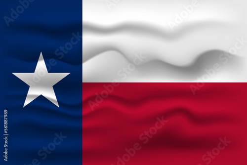 Waving flag of the Texas state. Vector illustration. Free Download Waving flag of the Texas state. Vector illustration. - GFXLoad