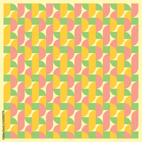 Wallpaper Mural seamless retro pattern Torontodigital.ca