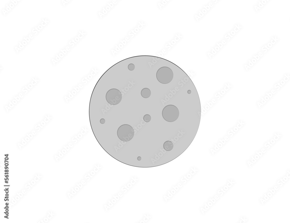 Crescent, moon, night icon. Vector illustration. Crescent, moon, night icon. Vector illustration.