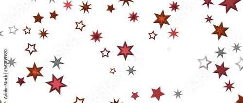 Glossy 3D Christmas star icon. Design element for holidays. - © vegefox.com