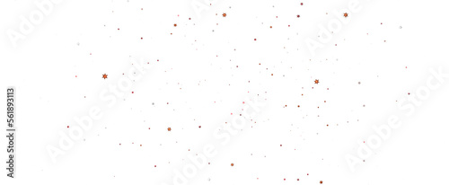 Festive christmas card. Isolated illustration white background. - in red