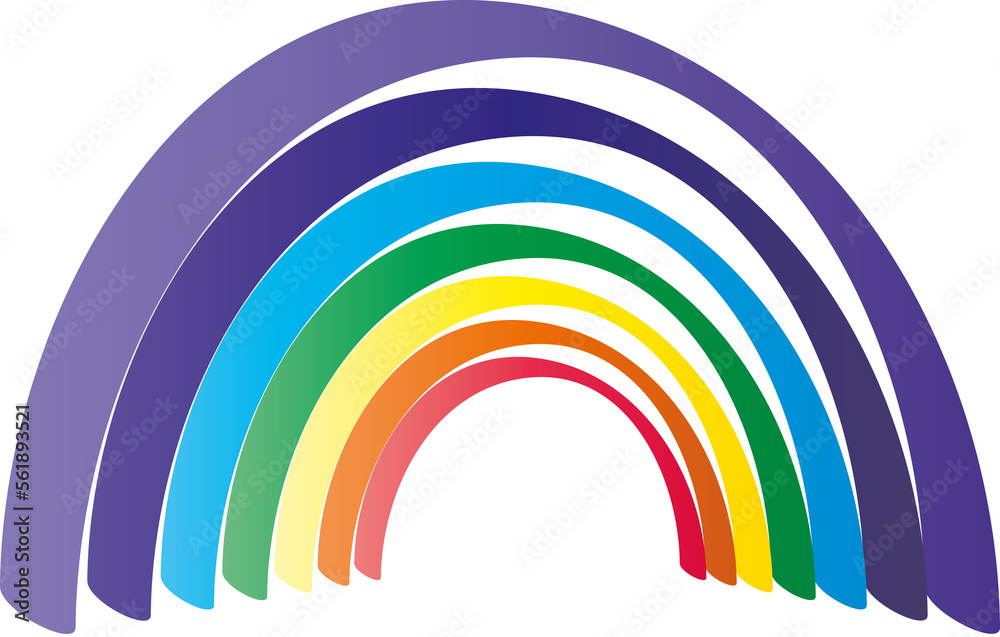 Obraz premium Regenbogen - bunten Farben eines Regenbogens