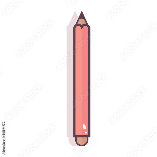 Isolated eyeliner colored fashion icon Vector