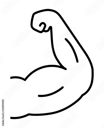 力こぶ