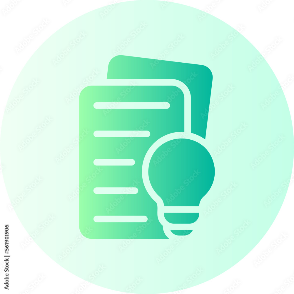idea gradient icon idea gradient icon