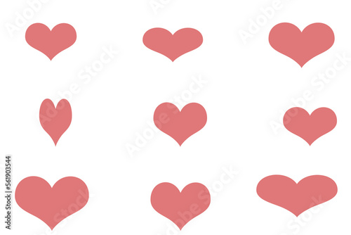 Pink heart-shaped pattern backdrop.