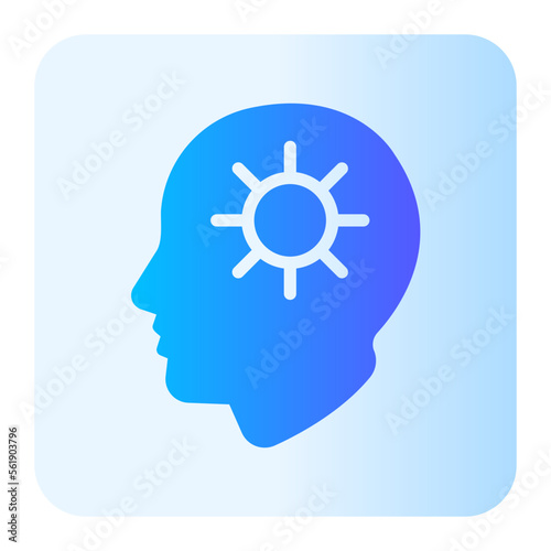 mind gradient icon