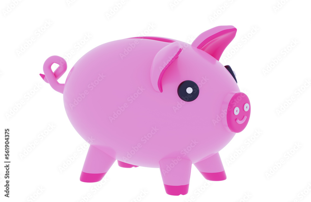 3d Piggy bank Money saving, banking, finance, economy, investment, trading concept Modern design minimal style 3d rendering illustration 3d Piggy bank Money saving, banking, finance, economy, investment, trading concept Modern design minimal style 3d rendering illustration