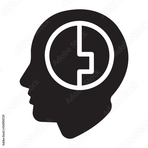 mind glyph icon