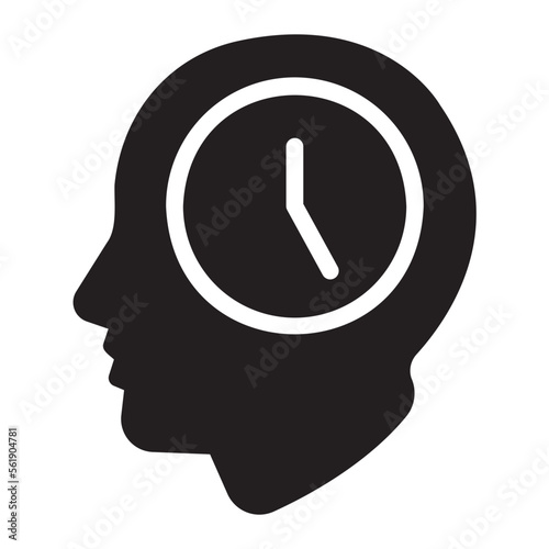 mind glyph icon