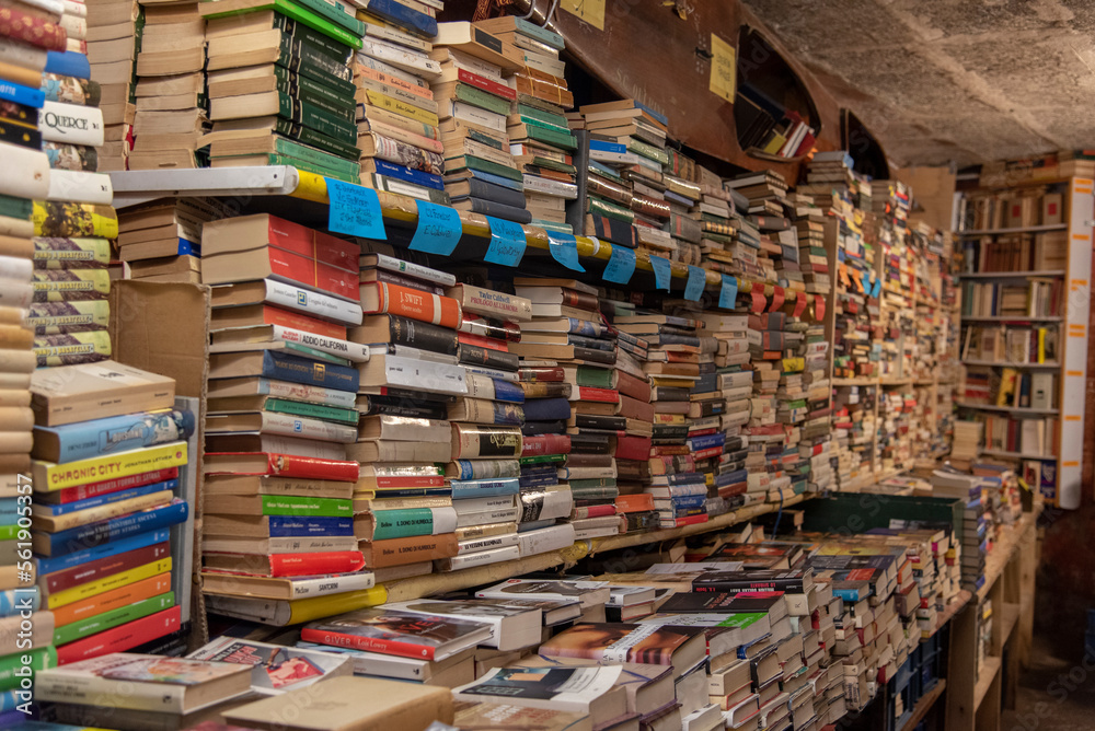 Inside Libreria Acqua Alta, Venice’s Unique Bookstore
