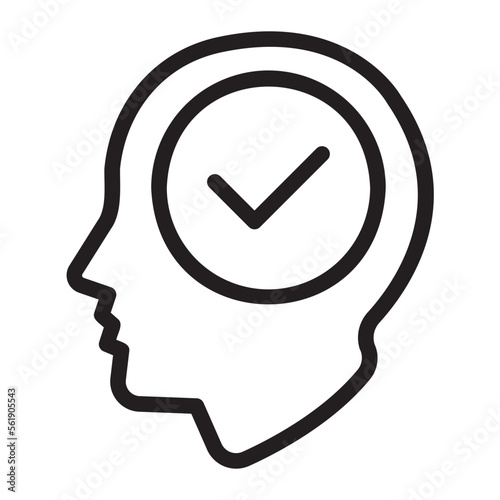 mind glyph icon