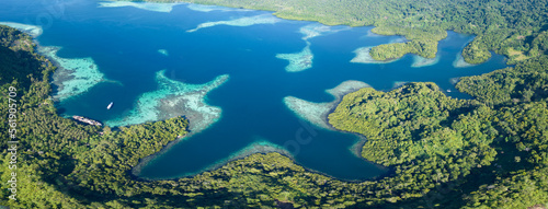 Coral reefs fringe convoluted, tropical islands found in a remote part of the Solomon Islands. This beautiful Melanesian island nation harbors extraordinary marine and terrestrial biodiversity.
