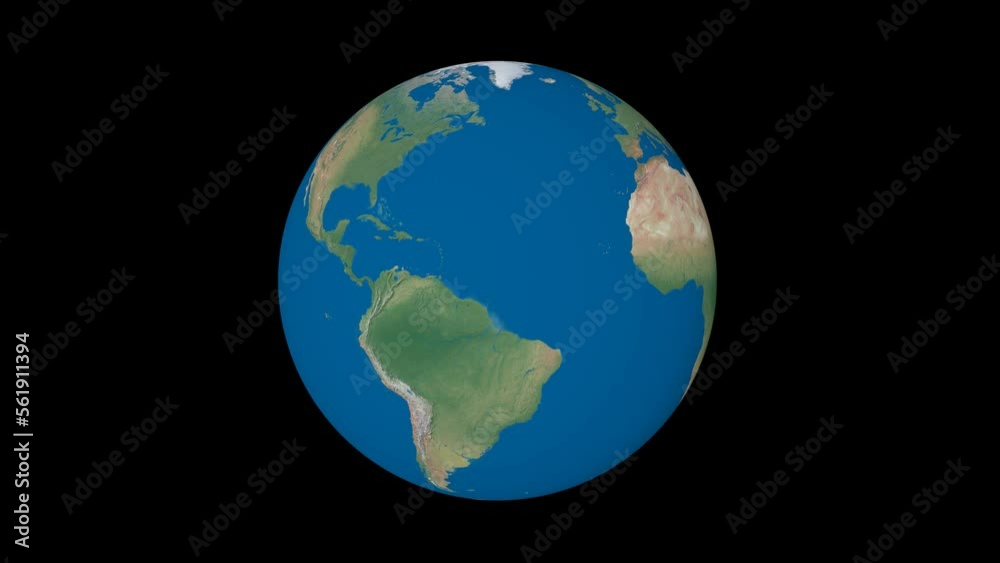 Earth Globe Loop Animation Transparent Alpha Video Earth Globe Loop Animation Transparent Alpha Video
