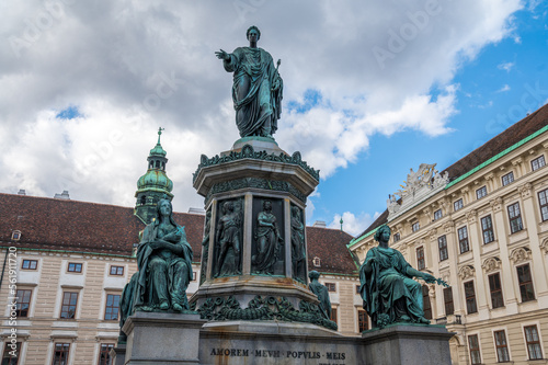 statue of Emperor Franz I in Hofburg Vienna