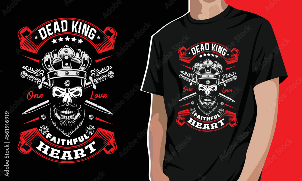 King and Queen t-shirt design